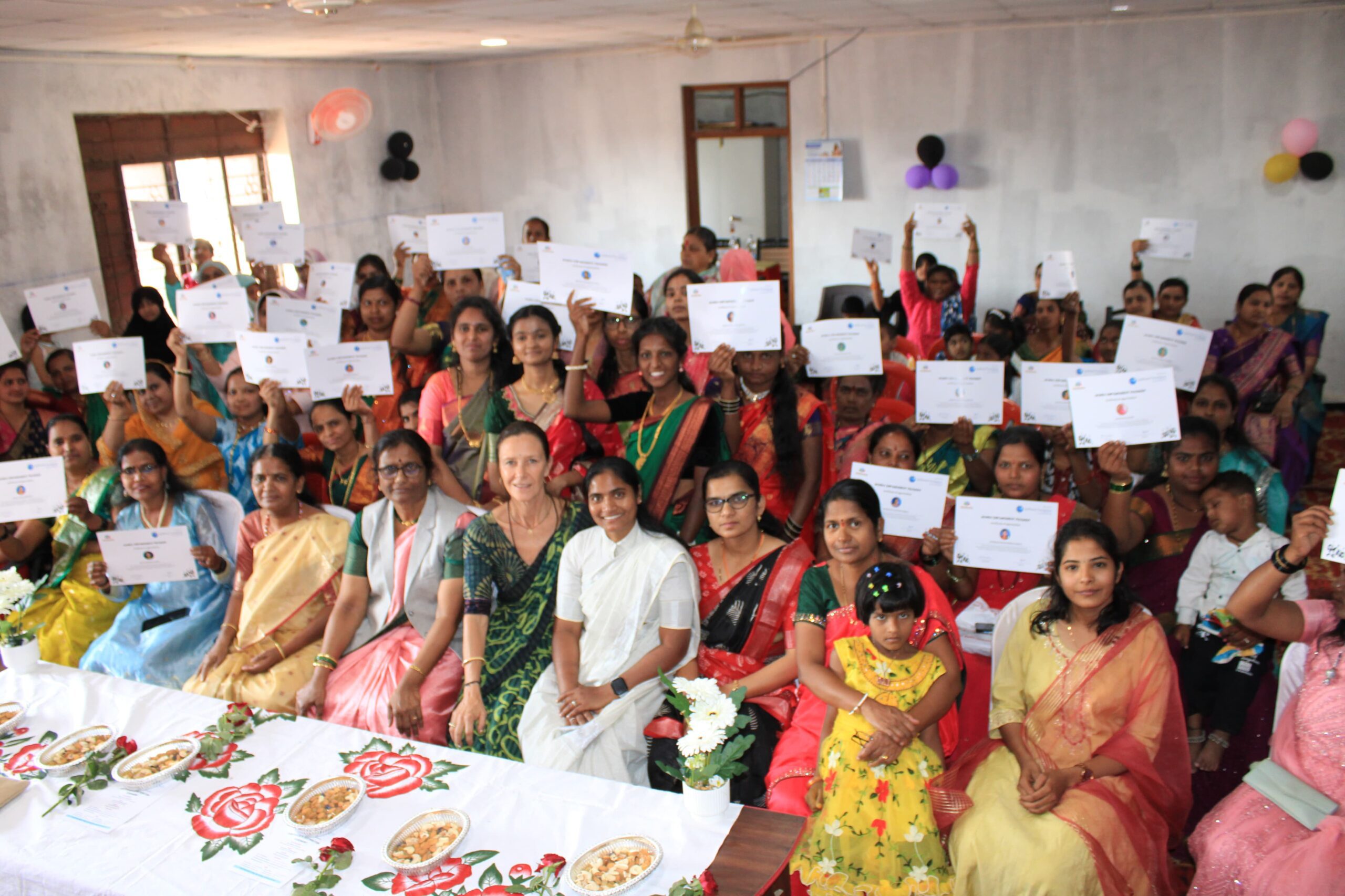 Certificate Distribution Ceremony Of women empowerment training program & International Women’s Day Celebration(Sollapur)